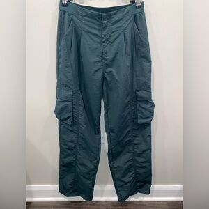 Altar’d State Revival Teal Elastic Waist Cargo Pants with Pockets Women's Medium